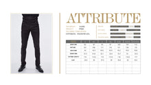 Load image into Gallery viewer, PT095 Gothic wedding men high waist slim fit jacquard western style trousers