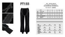 Load image into Gallery viewer, PT123 Gothic black lace sexy women velvet pants