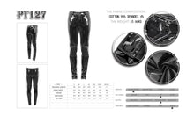 Load image into Gallery viewer, PT127 devil fashion kneepad tight cyberpunk fetish men patent leather trousers
