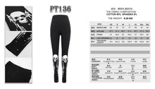 Load image into Gallery viewer, PT136 Punk skull-wing printed leggings