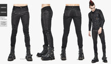 Load image into Gallery viewer, PT137 Punk glued fake two pieces men trousers
