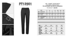 Load image into Gallery viewer, PT13901 black Gothic daily life trousers