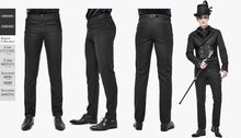 Load image into Gallery viewer, PT13901 black Gothic daily life trousers