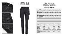 Load image into Gallery viewer, PT142 Cyberpunk circuit printed leather loops women pants