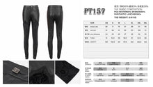 Load image into Gallery viewer, PT157 Gothic velvet printed basic style black women leather leggings