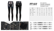 Load image into Gallery viewer, PT167 Punk fantasy color super elastic women's trousers