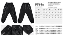 Load image into Gallery viewer, PT174 Distressed burnt out hand-painted women trousers