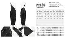 Load image into Gallery viewer, PT182 Diablo daily half suspenders women cargo pants