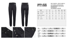 Load image into Gallery viewer, PT188 Fake belt high waist jacquard men's pants