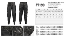 Load image into Gallery viewer, PT199 Punk tie-dye hand-painted pencil pants