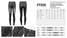 Load image into Gallery viewer, PT200 Punk diamond-shaped Thigh laced up Ladies Pants