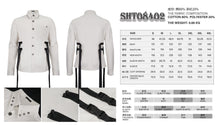 Load image into Gallery viewer, SHT08402 white Everyday Punk Long Sleeve Shirt