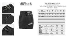 Load image into Gallery viewer, SKT114 Military uniform punk package hip skirt