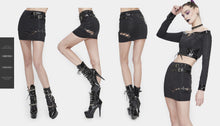 Load image into Gallery viewer, SKT114 Military uniform punk package hip skirt