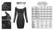Load image into Gallery viewer, SKT119 Cyberpunk print dress