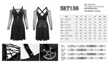 Load image into Gallery viewer, SKT136 Everyday Punk Five-pointed Star Dress