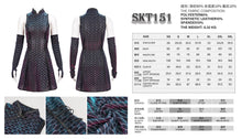 Load image into Gallery viewer, SKT151 Punk Chinese style Dream Color cheongsam dress