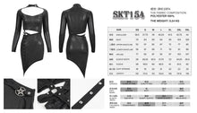 Load image into Gallery viewer, SKT154 fine-grained glossy asymmetric dress