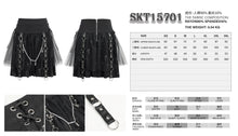 Load image into Gallery viewer, SKT15701 Black cross printed skirt
