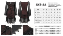 Load image into Gallery viewer, SKT164 Gothic Dark Red Daily Dress