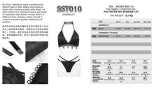 Load image into Gallery viewer, SST010 Gothic lace halter bikini swimsuit suit