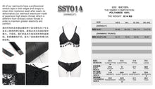 Load image into Gallery viewer, SST014 Tassel Gothic Swimsuit Set
