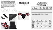 Load image into Gallery viewer, SST019B Scottish red plaid swim shorts