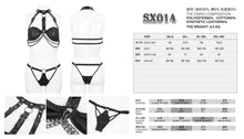 Load image into Gallery viewer, SX014 halter neck sexy punk suit