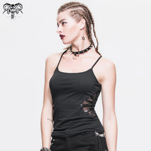 Load image into Gallery viewer, TT014 everyday wearing summer spider web bat wings stretchy cotton punk women vest