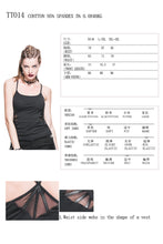 Load image into Gallery viewer, TT014 everyday wearing summer spider web bat wings stretchy cotton punk women vest