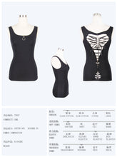 Load image into Gallery viewer, TT037 everyday summer heart-shaped hollow out Modal sexy ladies lace up vest