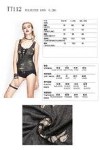 Load image into Gallery viewer, TT112 everyday Summer punk sexy women black apricot broken lines low chest sleeveless vest