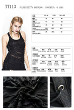 Load image into Gallery viewer, TT113 Summer punk women broken holes vest