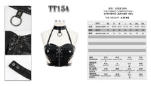 Load image into Gallery viewer, TT154 Punk patent leather sexy tube top