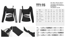 Load image into Gallery viewer, TT175 Hollow out waist Bandage strapless long-sleeved T-shirt