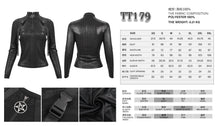 Load image into Gallery viewer, TT179 Cyberpunk style high neck everyday T-shirt