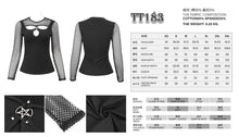 Load image into Gallery viewer, TT183 Deep V Basic style Punk T-shirt