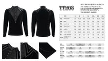 Load image into Gallery viewer, TT203 Military Uniform Velvet Small Stand Collar Men's T-Shirt