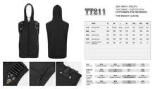 Load image into Gallery viewer, TT211 punk men bullet clip textured cardigan