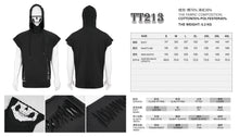 Load image into Gallery viewer, TT213 Turtleneck Mask Skull Printed Raglan Sleeve Hoodie