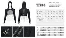 Load image into Gallery viewer, TT215 transparent chest women hoodie