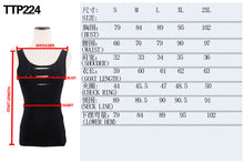 Load image into Gallery viewer, TTP224 summer punk daily life simple style broken holes women cotton vest