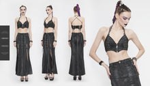 Load image into Gallery viewer, WT060 Snakeskin pattern Breast wrapped sling top