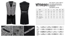 Load image into Gallery viewer, WT06901 gothic men's vest with tail