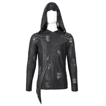 Load image into Gallery viewer, TT164 Diablo Shabby Hooded Long Sleeve T-Shirt