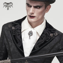 Load image into Gallery viewer, AS11102 white Gothic dress tie