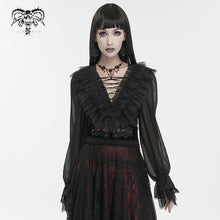 Load image into Gallery viewer, SHT09601 Gothic daily life Long Sleeve women Blouse