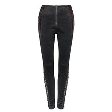 Load image into Gallery viewer, PT151 Everyday Gothic Pattern Leather Pants