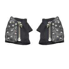 Load image into Gallery viewer, GE008 punk rock rivets half-finger gloves