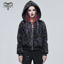 Load image into Gallery viewer, CT187 Two-tone punk women wool jacket